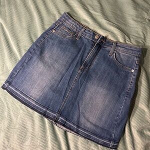 Denim Mini Skirt